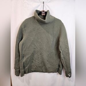 024 All in Motion Ribbed Green Sweatshirt